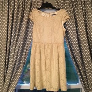 Cute cream lace dress