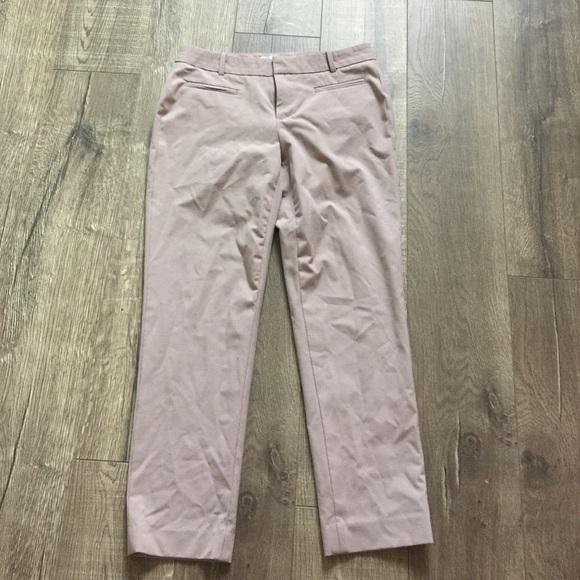 Gap slim cropped rose colored pant
