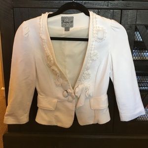 White blazer