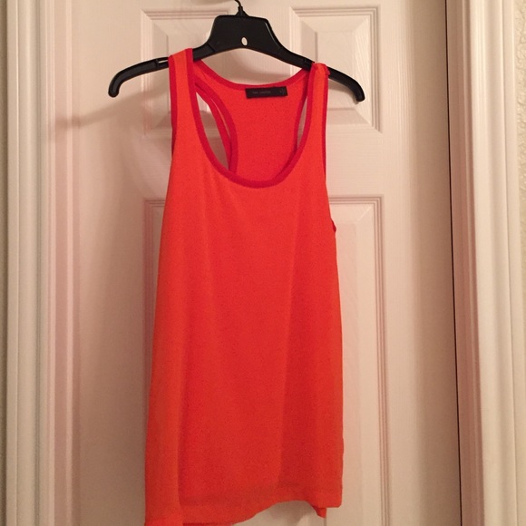 Orange and beige long sleeve leaf print blazer - Picture 2 of 3