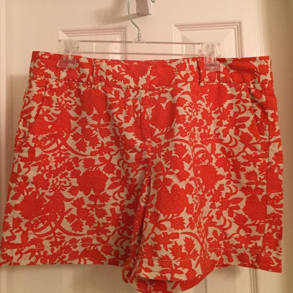 Orange and beige long sleeve leaf print blazer - Picture 3 of 3