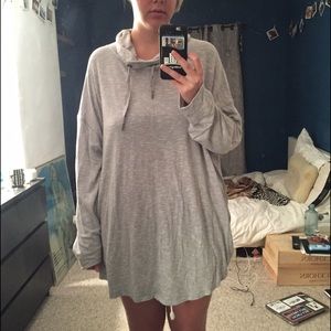 Sleeping dress with drawstring, cowl neck | 3X