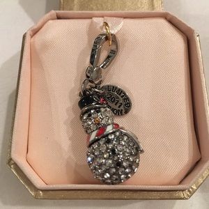 Juicy Couture Silver Snowman Charm