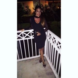 🛍Black bodycon dress 🛍