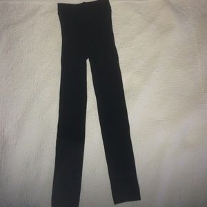 Kids super stretchy black leggings