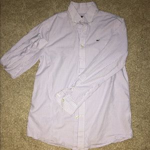 Boys Vineyard Vines Whale Shirt Button Down