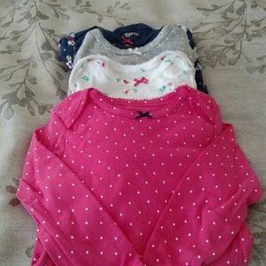 Bundle of long sleeved onsies