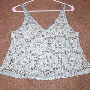 Mint green crop