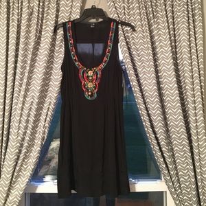 Black Dress with Beading
