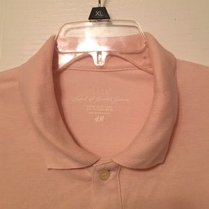 H&M medium pink polo