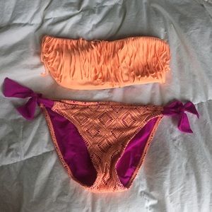 Reversible fringe bikini