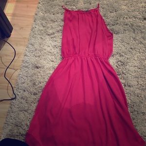 Pink Size M Halter Dress