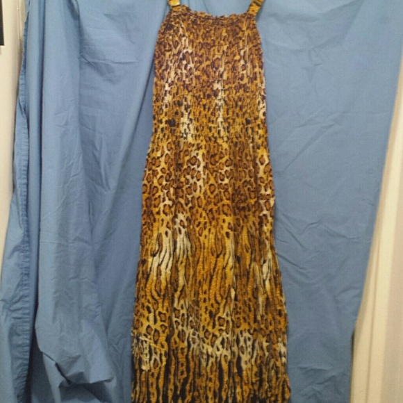 Leopard print dress