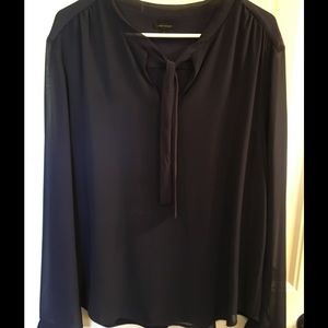 Navy Blouse