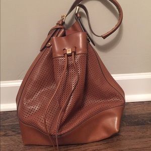 Vince Camuto "Colby" Perforated Leather Hobo