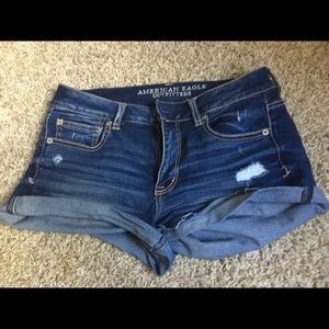 American eagle jean shorts