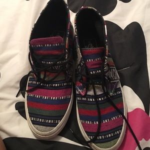High top Tribal vans 4.5 men's 6 womens