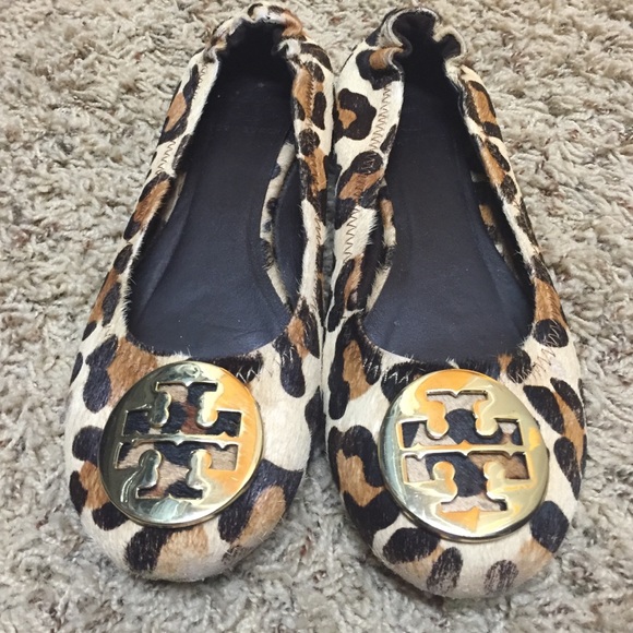 Tory Burch Shoes - Tory Burch Reva Leopard Flats