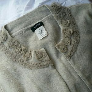 J. Crew wool & cashmere cardigan