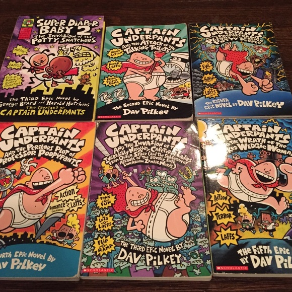 Captain underpants books