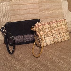 Authentic Coach wristlets
