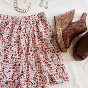 Abercrombie and Fitch floral skirt
