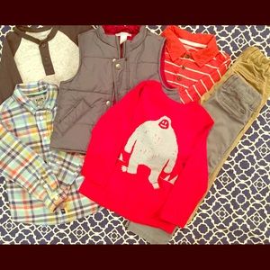 Boys 7 pc Fall/Winter Lot ~ Janie and Jack (3T)