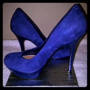 Jessica Simpson Purple Suede Stilettos SIZE 6