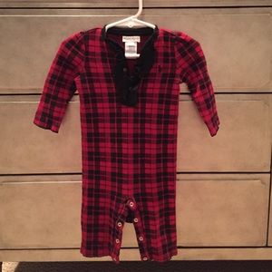 RL long sleeve girl's onesie.