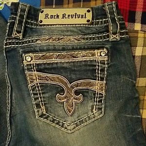 **SOLD in Bundle** Rock Rev Jazlyn Easy Straight