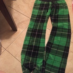 Fuzzy pajama pants thick