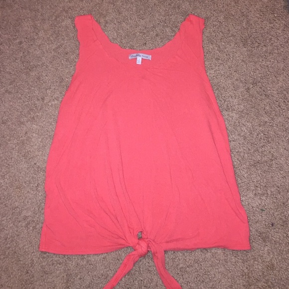 Burnt orange cut out tank