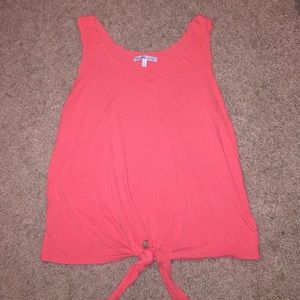 Burnt orange cut out tank