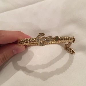 Coach Gold Anchor Bangle