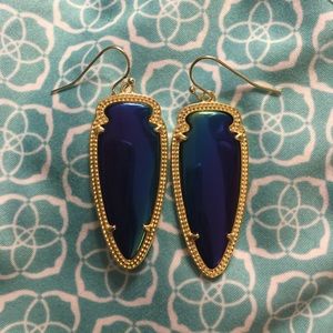 Kendra Scott Sky earrings in Black Iridescent