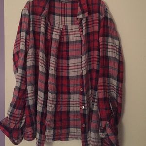 Charlotte Russe Button Up Flannel