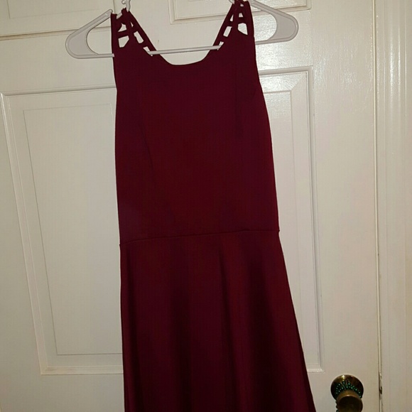 Maroon dress