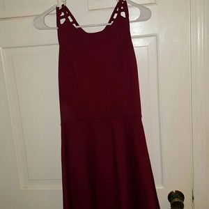 Maroon dress