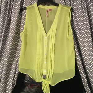 Neon Tie Top