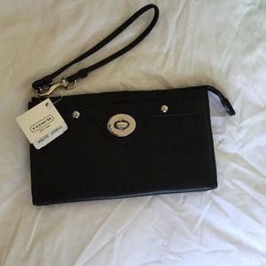 Coach black wallet