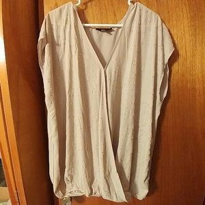 Gold, studded dress shirt