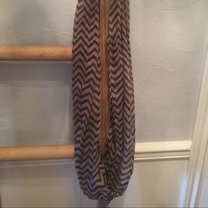 Chevron infinity scarf