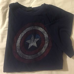 Gently Used Captain America Tee Shirt