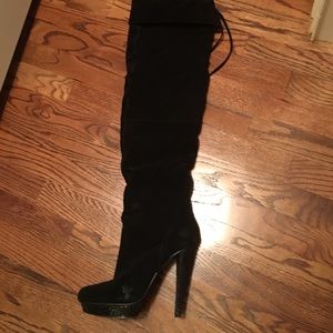 Black Knee High boots