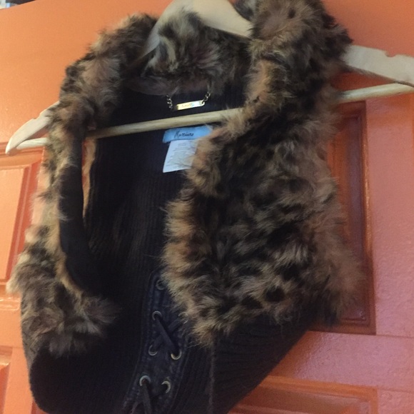 Marciano Fur Vest - Picture 3 of 3