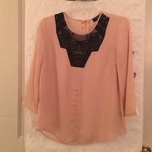 Beautiful blush pink blouse from The Limited