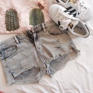 Pacsun grey denim shorts. Never worn.