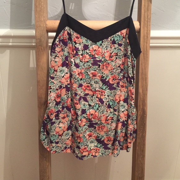 BCBGeneration Floral Tank Top