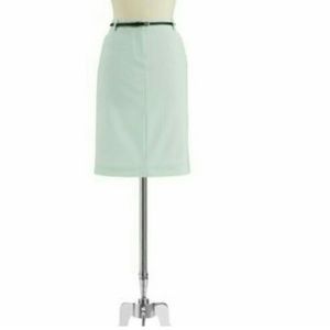 Mint Calvin Klein A-Line Skirt