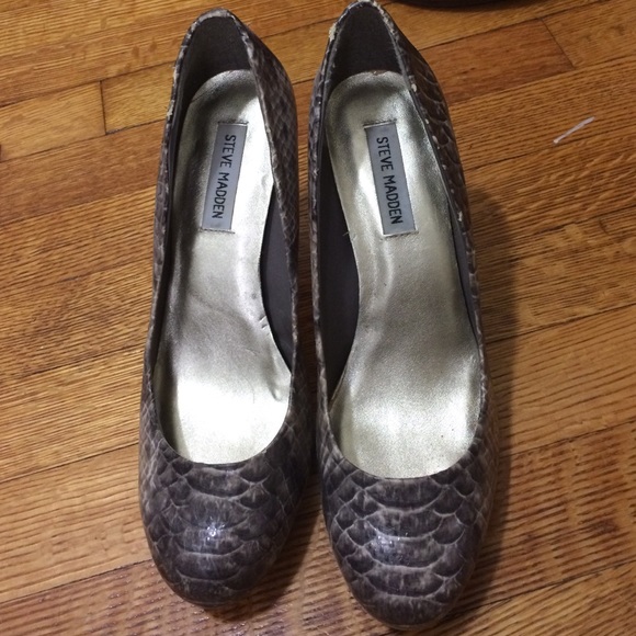 Snake Print heels